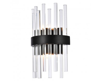 Elegant Wall Sconce - Black (3000W8BK)