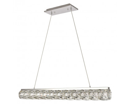 Elegant Valetta Led Chandelier - Chrome, L 36" (3501D36C)