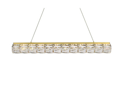 Elegant Valetta Led Chandelier - Gold, L 36" (3501D36G)