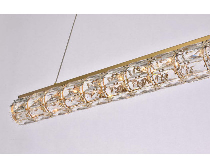 Elegant Valetta Led Chandelier - Gold, L 36" (3501D36G)