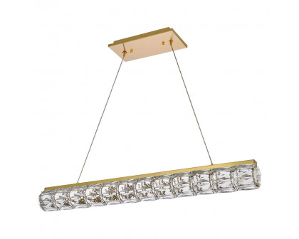 Elegant Valetta Led Chandelier - Gold, L 36" (3501D36G)