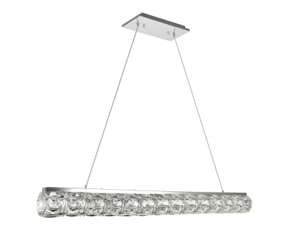 Elegant Valetta Led Chandelier - Chrome, L 42" (3501D42C)