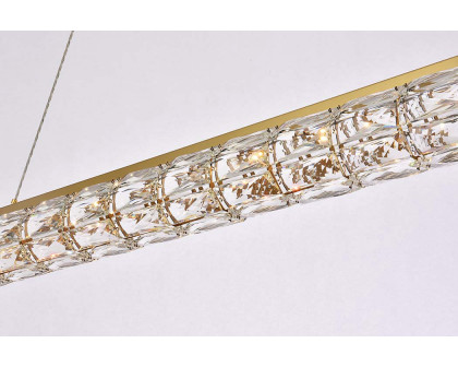 Elegant Valetta Led Chandelier - Gold, L 42" (3501D42G)