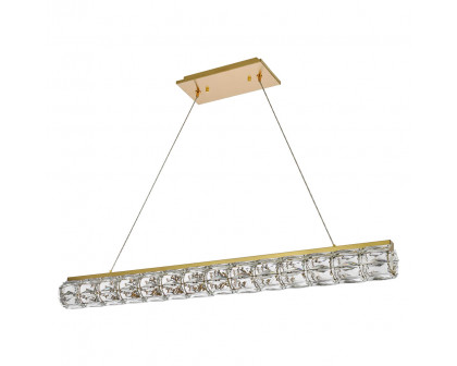 Elegant Valetta Led Chandelier - Gold, L 42" (3501D42G)