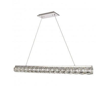 Elegant Valetta Led Chandelier - Chrome, L 48" (3501D48C)