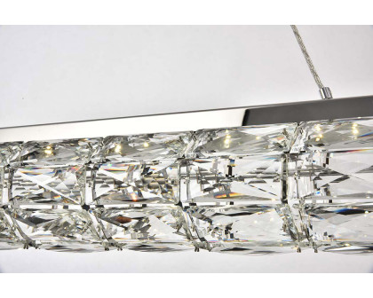 Elegant Valetta Led Chandelier - Chrome, L 48" (3501D48C)