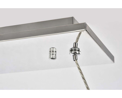 Elegant Valetta Led Chandelier - Chrome, L 48" (3501D48C)