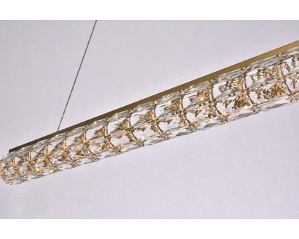 Elegant Valetta Led Chandelier - Gold, L 48" (3501D48G)