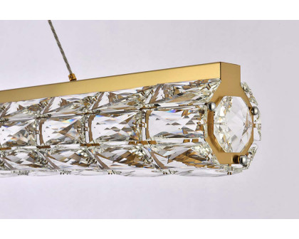 Elegant Valetta Led Chandelier - Gold, L 48" (3501D48G)