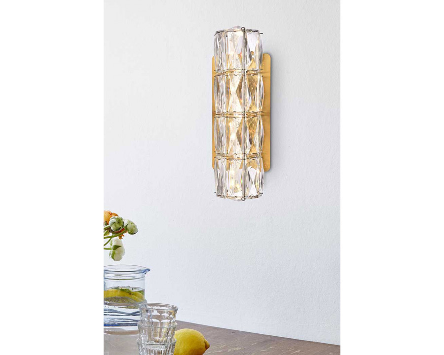 Elegant Valetta Led Wall Sconce - Gold, L 12" (3501W12G)