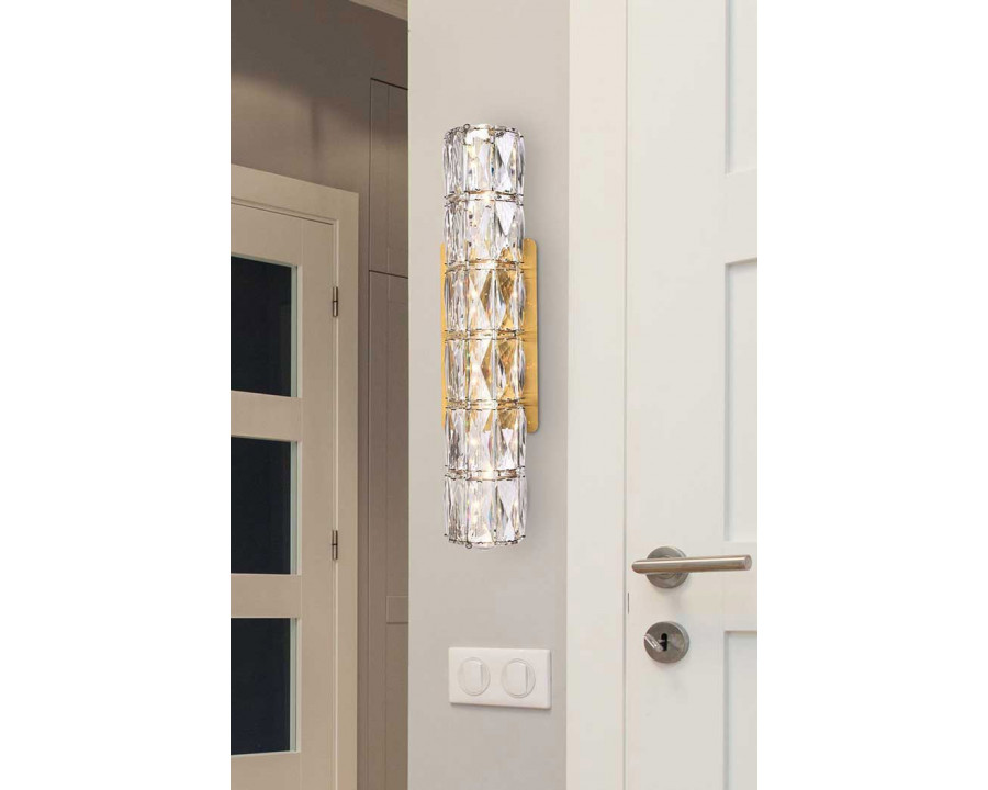 Elegant Valetta Led Wall Sconce - Gold, L 18" (3501W18G)