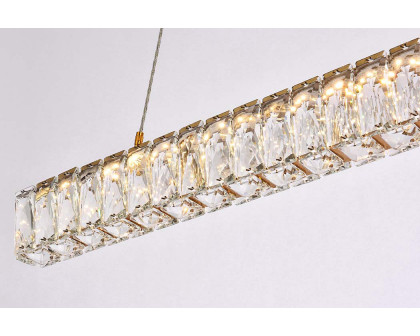 Elegant Monroe Led Chandelier - Gold, L 31" (3502D31G)