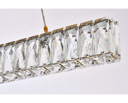 Elegant Monroe Led Chandelier - Gold, L 31" (3502D31G)