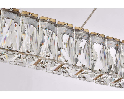 Elegant Monroe Led Chandelier - Gold, L 31" (3502D31G)