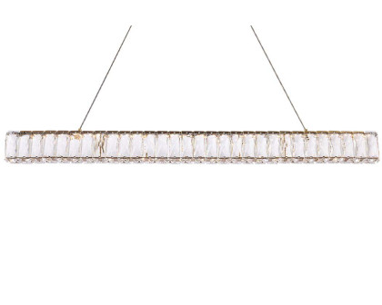 Elegant Monroe Led Chandelier - Gold, L 38" (3502D38G)