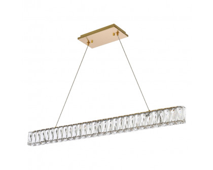 Elegant Monroe Led Chandelier - Gold, L 38" (3502D38G)