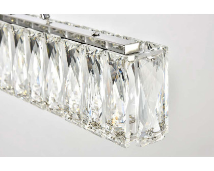 Elegant Monroe Led Chandelier - Chrome, L 47" (3502D47C)