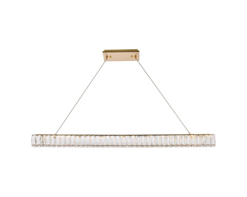 Elegant Monroe Led Chandelier - Gold, L 47" (3502D47G)