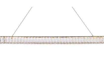 Elegant Monroe Led Chandelier - Gold, L 47" (3502D47G)