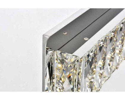 Elegant Monroe Integrated Led Chip Light Wall Sconce - Chrome, L 24.4" (3502W24C)