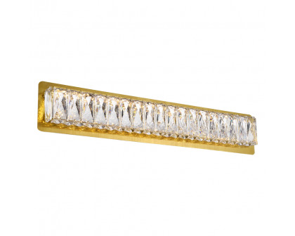 Elegant Monroe Integrated Led Chip Light Wall Sconce - Gold, L 24.4" (3502W24G)