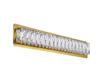 Elegant Monroe Integrated Led Chip Light Wall Sconce - Gold, L 24.4" (3502W24G)