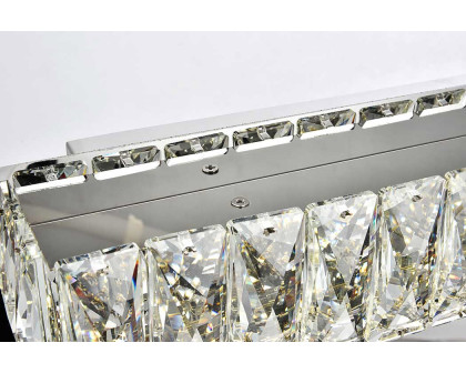 Elegant Monroe Integrated Led Chip Light Wall Sconce - Chrome, L 32" (3502W32C)