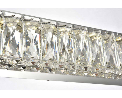 Elegant Monroe Integrated Led Chip Light Wall Sconce - Chrome, L 32" (3502W32C)