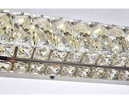 Elegant Monroe Integrated Led Chip Light Wall Sconce - Chrome, L 32" (3502W32C)