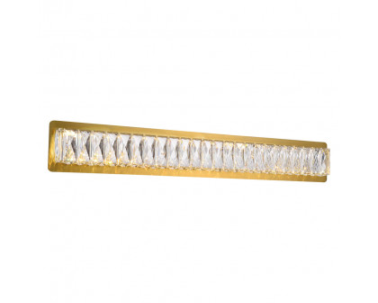 Elegant Monroe Integrated Led Chip Light Wall Sconce - Gold, L 32" (3502W32G)