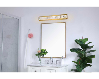 Elegant Monroe Integrated Led Chip Light Wall Sconce - Gold, L 32" (3502W32G)