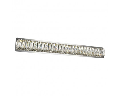 Elegant Monroe Integrated Led Chip Light Wall Sconce - Chrome, L 35.4" (3502W35C)