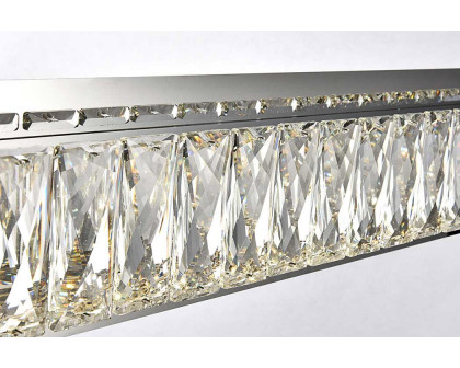 Elegant Monroe Integrated Led Chip Light Wall Sconce - Chrome, L 35.4" (3502W35C)