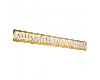 Elegant Monroe Integrated Led Chip Light Wall Sconce - Gold, L 35.4" (3502W35G)