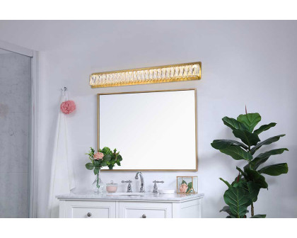 Elegant Monroe Integrated Led Chip Light Wall Sconce - Gold, L 35.4" (3502W35G)