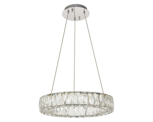 Elegant Monroe Led Chandelier - Chrome, L 17" (3503D17C)