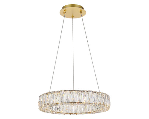 Elegant Monroe Led Chandelier - Gold, L 17" (3503D17G)