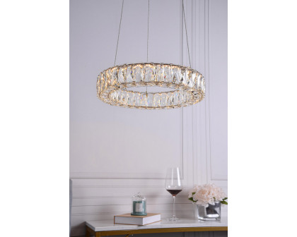 Elegant Monroe Led Chandelier - Gold, L 17" (3503D17G)