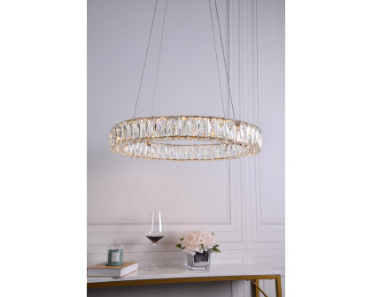 Elegant Monroe Led Chandelier - Gold, L 23" (3503D23G)