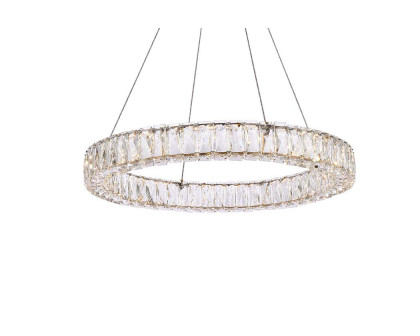 Elegant Monroe Led Chandelier - Gold, L 26" (3503D26G)