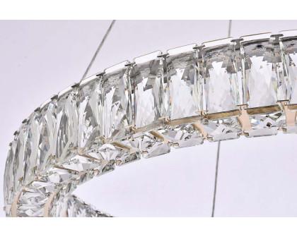 Elegant Monroe Led Chandelier - Gold, L 26" (3503D26G)