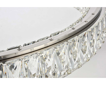 Elegant Monroe Led Chandelier - Chrome, L 31" (3503D31C)