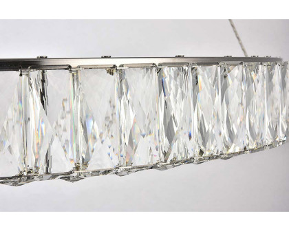 Elegant Monroe Led Chandelier - Chrome, L 31" (3503D31C)