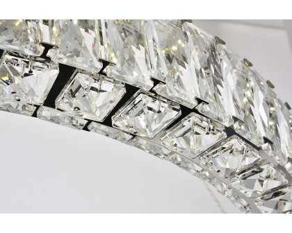 Elegant Monroe Led Chandelier - Chrome, L 31" (3503D31C)