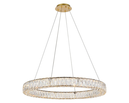 Elegant Monroe Led Chandelier - Gold, L 31" (3503D31G)