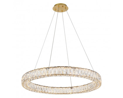 Elegant Monroe Led Chandelier - Gold, L 31" (3503D31G)