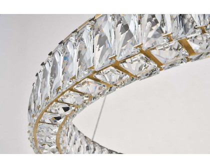 Elegant Monroe Led Chandelier - Gold, L 31" (3503D31G)