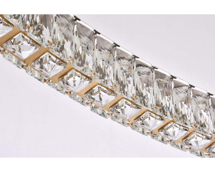 Elegant Monroe Led Chandelier - Gold, L 36" (3503D36G)