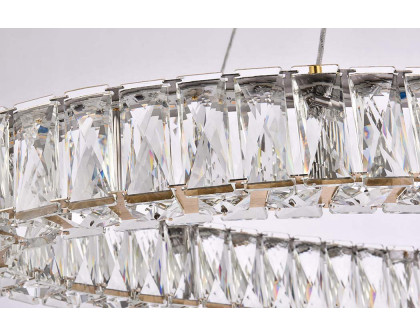 Elegant Monroe Led Chandelier - Gold, L 36" (3503D36G)