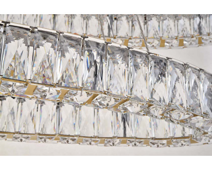 Elegant Monroe Led Chandelier - Gold, L 41" (3503D40G)